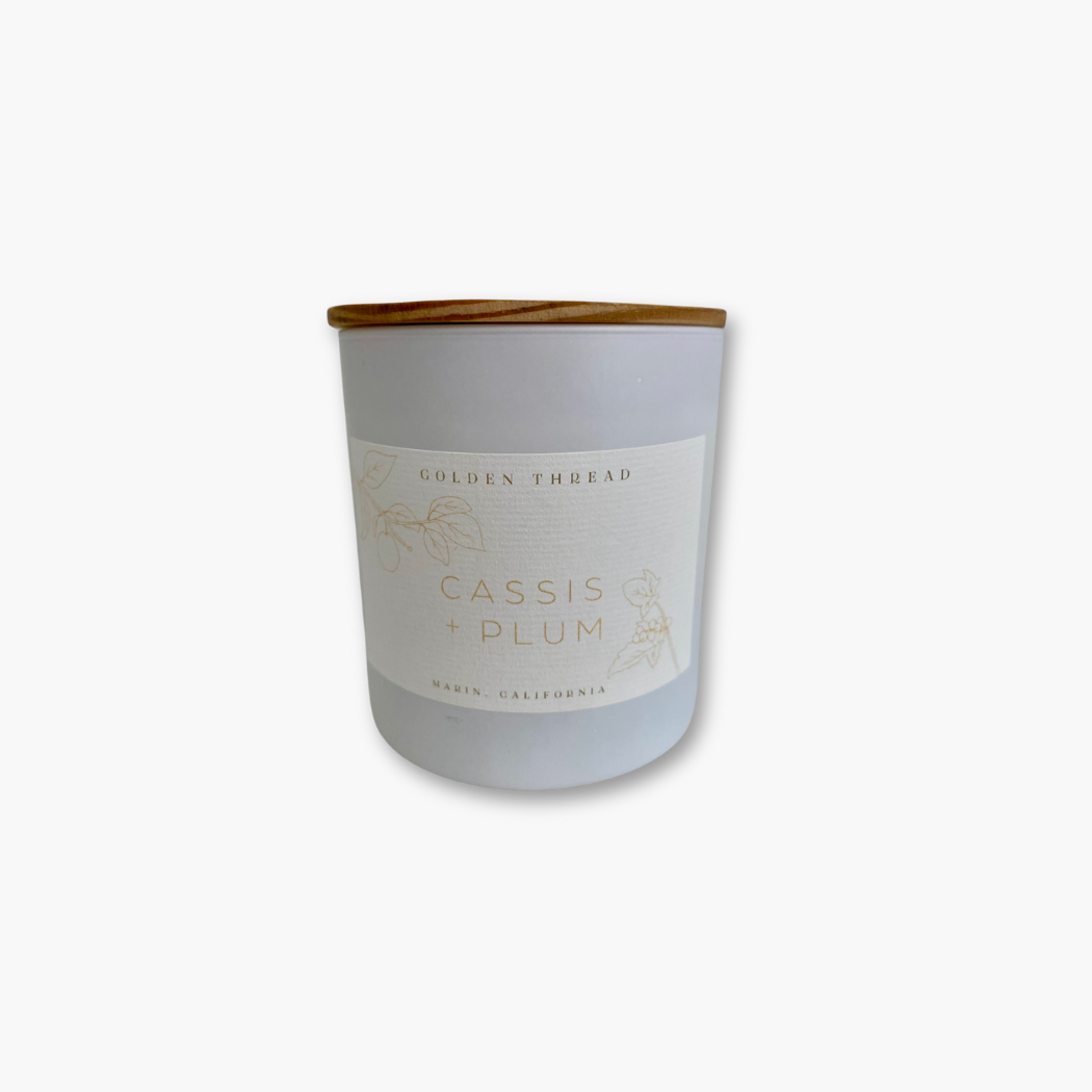 11oz. Cassis + Plum Candle