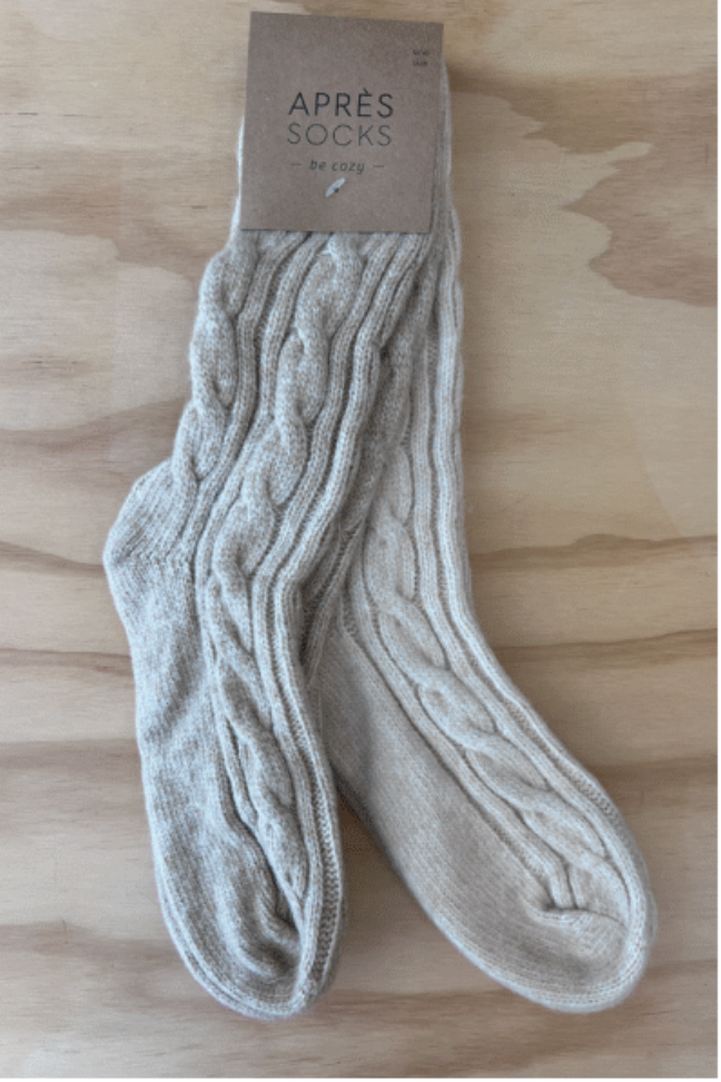 Cable Knit Socks