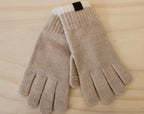 Cream Trimmed Gloves