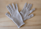Wool Blend Rolled Gloves
