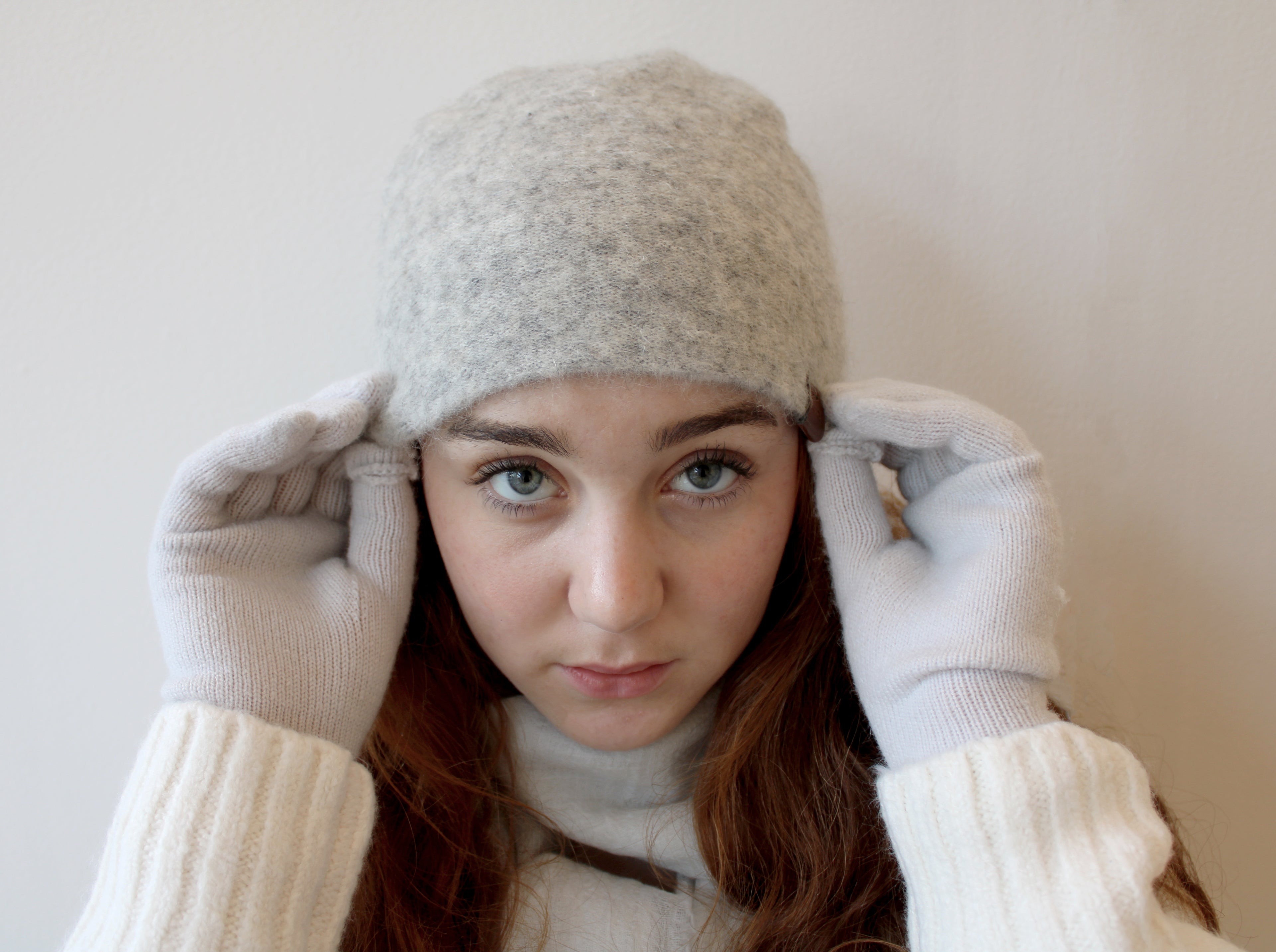 Yak Wool Fuzzy Beanie